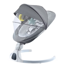 Load image into Gallery viewer, Compact Electric Baby Rocker Grey