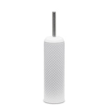 Load image into Gallery viewer, The SPOT Toilet Brush & Roll Holder features a beautiful white embossed spot pattern and is a must-have bathroom essential for every household. Made of metal; toilet roll holder holds up to 4 rolls. Shop Online. AfterPay Available. Australia Wide Shipping | Bliss Gifts & Homewares - Unit 8, 259 Princes Hwy Ulladulla - 0427795959, 44541523