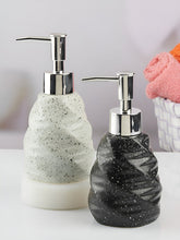 Load image into Gallery viewer, Refillable soap dispenser, terrazzo and ceramic.