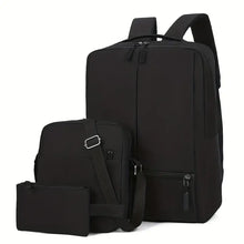 Load image into Gallery viewer, Oxford Men's Large Capacity Travel Backpack -3pc