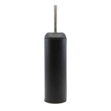 Load image into Gallery viewer, The SPOT Toilet Brush & Roll Holder features a beautiful black embossed spot pattern and is a must-have bathroom essential for every household. Made of metal; toilet roll holder holds up to 4 rolls; embossed spot pattern.| Bliss Gifts & Homewares | Unit 8, 259 Princes Hwy Ulladulla | South Coast NSW | Online Retail Gift & Homeware Shopping | 0427795959, 44541523