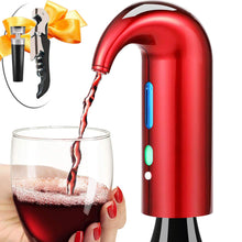Load image into Gallery viewer, Smart wine aerator with LED light feature