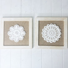 Load image into Gallery viewer, Enhance your wall with our gorgeous Aaliyah Carved Floral Wall Decor. 30x30x3cm. Whether you like classic or boho style, the stunning and eye-catching flower design will turn that empty space into a statement making display. | Bliss Gifts & Homewares | Unit 8, 259 Princes Hwy Ulladulla | South Coast NSW | Online Retail Gift & Homeware Shopping | 0427795959, 44541523