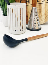 Load image into Gallery viewer, Bialetti St Clare Acacia Handle Silicone Ladle - Kitchen Utensils - black silicone head - heat resistant up to 500degrees - solid acacia handle |Bliss Gifts & Homewares - Unit 8, 259 Princes Hwy Ulladulla - Shop Online & In store - 0427795959, 44541523 - Australia wide shipping