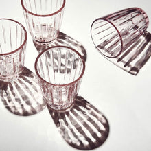 Load image into Gallery viewer, Salt&Pepper''s CELINE 4 piece Tumbler Set features a timeless ribbed design, which is enhanced by sweet pastel tones for a decadent aesthetic. 220ml tumbler in pink. dishwasher safe glass. Gift boxed. Shop online. AfterPay available. Australia wide Shipping | Bliss Gifts & Homewares - Unit 8, 259 Princes Hwy Ulladulla - 0427795959, 44541523