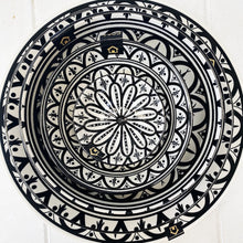 Load image into Gallery viewer, Our Casablanca Ebony Medium Bowl is perfect for everyday use like cereal or desserts or a small serving bowl for your nuts and nibbles. Our Casablanca Small plate is 15.5cm in diameter, 6cm in height.| Bliss Gifts & Homewares | Unit 8, 259 Princes Hwy Ulladulla | South Coast NSW | Online Retail Gift & Homeware Shopping | 0427795959, 44541523