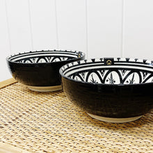 Load image into Gallery viewer, Our Casablanca Ebony Medium Bowl is perfect for everyday use like cereal or desserts or a small serving bowl for your nuts and nibbles. Our Casablanca Small plate is 15.5cm in diameter, 6cm in height.| Bliss Gifts & Homewares | Unit 8, 259 Princes Hwy Ulladulla | South Coast NSW | Online Retail Gift & Homeware Shopping | 0427795959, 44541523