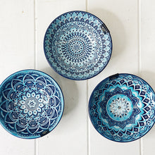 Load image into Gallery viewer, Bring the bright blue tones of the Mediterranean into your dining room with our Casablanca Dining collection - Rice Bowl. Beautiful pieces of serving ware that will have you entertaining for years to come. Shop online or instore. AfterPay available. Australia wide Shipping. | Bliss Gifts & Homewares | Unit 8, 259 Princes Hwy Ulladulla | South Coast NSW | 0427795959, 44541523