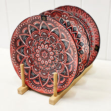Load image into Gallery viewer, Our Casablanca Entree Plate in red is perfect for an entree, small meals, sandwich or a side dish.Our entree plate is 22cm in diameter and 2cm in height. All of our ceramic Casablanca Dinner and Serving ware is commercial grade quality.| Bliss Gifts & Homewares | Unit 8, 259 Princes Hwy Ulladulla | South Coast NSW | Online Retail Gift & Homeware Shopping | 0427795959, 44541523