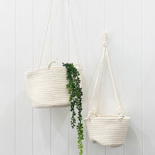 Load image into Gallery viewer, With its minimal, timeless design this coastal rope plant hanger will add a modern touch and intricate textures to your space. 80cm.| Bliss Gifts & Homewares | Unit 8, 259 Princes Hwy Ulladulla | South Coast NSW | Online Retail Gift & Homeware Shopping | 0427795959, 44541523