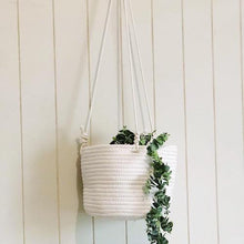 Load image into Gallery viewer, With its minimal, timeless design this coastal rope plant hanger will add a modern touch and intricate textures to your space. 80cm.| Bliss Gifts & Homewares | Unit 8, 259 Princes Hwy Ulladulla | South Coast NSW | Online Retail Gift & Homeware Shopping | 0427795959, 44541523