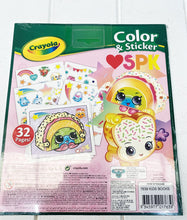 Load image into Gallery viewer, Keep the kids entertained with our fun and bright Crayola Colour & Sticker Book. 32 pages with 4 sticker sheets featuring 50+ stickers! AGES: 3+| Bliss Gifts & Homewares | Unit 8, 259 Princes Hwy Ulladulla | South Coast NSW | Online Retail Gift & Homeware Shopping | 0427795959, 44541523