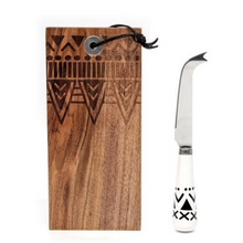 Load image into Gallery viewer, S&P | EMPIRE Cheese Board & Knife Set | set of 2 | 22x10cm EMPIRE board| Bliss Gifts & Homewares | Unit 8, 259 Princes Hwy Ulladulla | South Coast NSW | Online Retail Gift & Homeware Shopping | 0427795959, 44541523