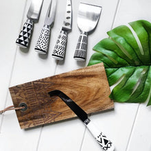 Load image into Gallery viewer, S&P | EMPIRE Cheese Board & Knife Set | set of 2 | 22x10cm EMPIRE board| Bliss Gifts & Homewares | Unit 8, 259 Princes Hwy Ulladulla | South Coast NSW | Online Retail Gift & Homeware Shopping | 0427795959, 44541523