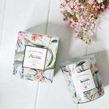 Load image into Gallery viewer, Our 210g Floral Luxe Scented Candle in Glass Jar are luxurious scented candles, which will warm any living space with its gorgeous scents. These candles come encased in a contemporary glass vessel to suit any space. Perfect gift or home decor item.| Bliss Gifts & Homewares | Unit 8, 259 Princes Hwy Ulladulla | South Coast NSW | Online Retail Gift & Homeware Shopping | 0427795959, 44541523