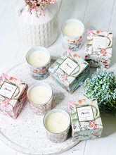 Load image into Gallery viewer, Our 210g Floral Luxe Scented Candle in Glass Jar are luxurious scented candles, which will warm any living space with its gorgeous scents. These candles come encased in a contemporary glass vessel to suit any space. Perfect gift or home decor item.| Bliss Gifts & Homewares | Unit 8, 259 Princes Hwy Ulladulla | South Coast NSW | Online Retail Gift & Homeware Shopping | 0427795959, 44541523