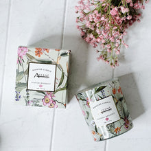Load image into Gallery viewer, Our 210g Floral Luxe Scented Candle in Glass Jar are luxurious scented candles, which will warm any living space with its gorgeous scents. These candles come encased in a contemporary glass vessel to suit any space. Perfect gift or home decor item.| Bliss Gifts & Homewares | Unit 8, 259 Princes Hwy Ulladulla | South Coast NSW | Online Retail Gift & Homeware Shopping | 0427795959, 44541523