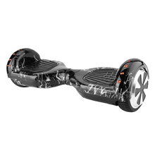 Load image into Gallery viewer, Lightning black hoverboard with 6.5" wheels.