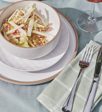 Load image into Gallery viewer, S&P | HANA Dinner 12 Piece Set - White | Stone | 46 x 21 cm| Bliss Gifts & Homewares | Unit 8, 259 Princes Hwy Ulladulla | South Coast NSW | Online Retail Gift & Homeware Shopping | 0427795959, 44541523