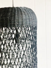 Load image into Gallery viewer, Contemporary tube lampshade in a bedroom