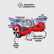 Load image into Gallery viewer, 6.5-inch wheel hoverboard for kids and teens.