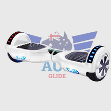 Load image into Gallery viewer, Premium white hoverboard, 8" wheels.