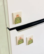 Load image into Gallery viewer, The Natural Oasis “Spiky Ceramic Magnet” is the perfect way to show you care. This magnet is the sweetest gift as a small token of appreciation. 6.2cm x 8.2cm. Spike cactus. Shop online. AfterPay available. Australia wide Shipping | Bliss Gifts & Homewares - Unit 8, 259 Princes Hwy Ulladulla - 0427795959, 44541523