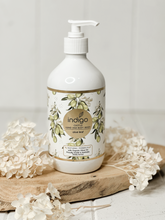 Load image into Gallery viewer, Our beautifully presented Organic Olive Oil Hand & Body Wash in Olive Leaf 500ml is made in Australia with certified organic olive oil. Olive oil is rich in antioxidants & vitamins A, E, K & F.| Bliss Gifts & Homewares | Unit 8, 259 Princes Hwy Ulladulla | South Coast NSW | Online Retail Gift & Homeware Shopping | 0427795959, 44541523