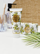 Load image into Gallery viewer, Our beautiful Indigo hand and body cream is made in Australia with certified organic Shea butter. This all natural formulation is sure to leave the skin feelings smooth and nourished. It is free from SLS, SLES, PEGs, animal fat and phosphates, and is not tested on animals. 100ml. Proudly made in Australia.| Bliss Gifts & Homewares | Unit 8, 259 Princes Hwy Ulladulla | South Coast NSW | Online Retail Gift & Homeware Shopping | 0427795959, 44541523