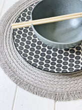 Load image into Gallery viewer, Add a fun boho vibe to your table setting with salt&pepper''s Piper Placemat in white, a part of salt&pepper''s Dine collection. Made from a 100% paper with unique fringing detailing.| Bliss Gifts & Homewares | Unit 8, 259 Princes Hwy Ulladulla | South Coast NSW | Online Retail Gift & Homeware Shopping | 0427795959, 44541523