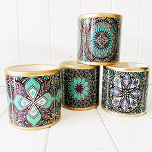Load image into Gallery viewer, Create an exotic feel with our beautiful Persian Round Pot - Large. With gorgeous blue designs it is sure to add some exotic charm to any space. The colour will enhance your favourite plant or succulent. Perfect for indoor and outdoor use. Available in 4 designs.| Bliss Gifts & Homewares | Unit 8, 259 Princes Hwy Ulladulla | South Coast NSW | Online Retail Gift & Homeware Shopping | 0427795959, 44541523