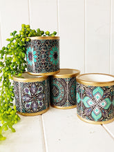 Load image into Gallery viewer, Create an exotic feel with our beautiful Persian Round Pot - Small. With gorgeous blue designs it is sure to add some exotic charm to any space. The colour will enhance your favourite plant or succulent. Perfect for indoor and outdoor use. Available in 4 designs.| Bliss Gifts & Homewares | Unit 8, 259 Princes Hwy Ulladulla | South Coast NSW | Online Retail Gift & Homeware Shopping | 0427795959, 44541523