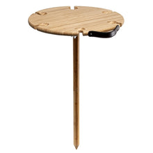 Load image into Gallery viewer, Made from lightweight bamboo, this circular tray includes four stainless steel cheese knives, screw legs in two heights and six openings to safeguard your wine-stemmed glasses – with room for fine cheeses in the middle. BLISS Gifts & Homewares - Online & In-store. AfterPay now available.| Bliss Gifts & Homewares | Unit 8, 259 Princes Hwy Ulladulla | South Coast NSW | Online Retail Gift & Homeware Shopping | 0427795959, 44541523
