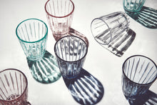 Load image into Gallery viewer, Salt&Pepper''s CELINE 4 piece Tumbler Set features a timeless ribbed design, which is enhanced by sweet pastel tones for a decadent aesthetic. 220ml tumbler in pink. dishwasher safe glass. Gift boxed. Shop online. AfterPay available. Australia wide Shipping | Bliss Gifts & Homewares - Unit 8, 259 Princes Hwy Ulladulla - 0427795959, 44541523