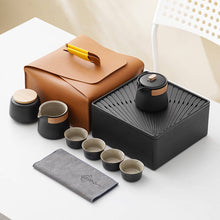 Load image into Gallery viewer, Artisanal tea cup set for a serene tea-drinking experience