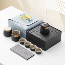 Load image into Gallery viewer, Ceramic tea cup set with a smooth, glazed finish