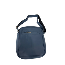 Load image into Gallery viewer, Leather Men’s Small Flight Bag Navy