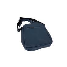 Load image into Gallery viewer, Leather Men’s Small Flight Bag Navy