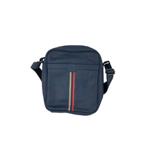 Load image into Gallery viewer, Leather Men’s Small Flight Bag Navy