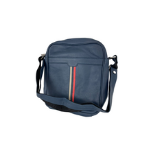 Load image into Gallery viewer, Leather Men’s Small Flight Bag Navy