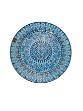 Load image into Gallery viewer, Serving a Dish on a Blue Casablanca Plate