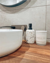 Load image into Gallery viewer, Venice White 185ml Soap Dispenser - Salt&Pepper - Made from durable resin in a delightfully sleek shape - features a matte finish with an on-trend terrazzo inlay |Bliss Gifts & Homewares - Unit 8, 259 Princes Hwy Ulladulla - Shop Online & In store - 0427795959, 44541523 - Australia wide shipping