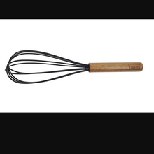 Load image into Gallery viewer, Bialetti St Clare Acacia Handle Silicone Whisk - Kitchen Utensils - black silicone head - heat resistant up to 500degrees - solid acacia handle |Bliss Gifts & Homewares - Unit 8, 259 Princes Hwy Ulladulla - Shop Online & In store - 0427795959, 44541523 - Australia wide shipping