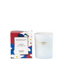 Load image into Gallery viewer, Salt&Pepper's WANDERLUST collection is this colourfully packaged KYOTO soy candle filled with an exotic blend of clove, jasmine and musk. Enjoying a burn-time of 30 hours. Shop online. AfterPay available. Australia wide Shipping | Bliss Gifts & Homewares - Unit 8, 259 Princes Hwy Ulladulla - 0427795959, 44541523