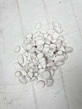 Load image into Gallery viewer, Decorate your faux flower vases, shallow platters, potted plants and much more with our washed White Decorative River Pebbles. Bringing a natural theme to your home decor, whatever you display is sure to look crisp and creative. Comes in a 1kg bag. | Bliss Gifts & Homewares | Unit 8, 259 Princes Hwy Ulladulla | South Coast NSW | Online Retail Gift & Homeware Shopping | 0427795959, 44541523