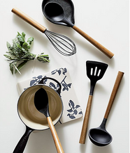 Load image into Gallery viewer, Bialetti St Clare Acacia Handle Silicone Whisk - Kitchen Utensils - black silicone head - heat resistant up to 500degrees - solid acacia handle |Bliss Gifts & Homewares - Unit 8, 259 Princes Hwy Ulladulla - Shop Online & In store - 0427795959, 44541523 - Australia wide shipping