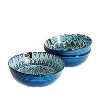 Load image into Gallery viewer, Bring the bright blue tones of the Mediterranean into your dining room with our Casablanca Dining collection - Rice Bowl. Beautiful pieces of serving ware that will have you entertaining for years to come. Shop online or instore. AfterPay available. Australia wide Shipping. | Bliss Gifts & Homewares | Unit 8, 259 Princes Hwy Ulladulla | South Coast NSW | 0427795959, 44541523