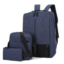 Load image into Gallery viewer, Oxford Men's Large Capacity Travel Backpack -3pc