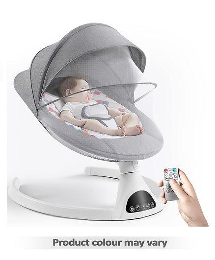 Grey baby swing chair shop