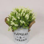 Load image into Gallery viewer, Eco-friendly flower pot with rope handle for home decoration